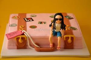 עוגת יום הולדת - דגם עוגה למטייל